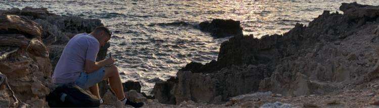 Reflectie tijdens Grenzeloos Groeien Reflectiemoment tijdens leiderschapsreis Ibiza van Grenzeloos Groeien